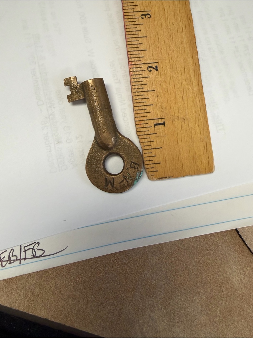 Vintage BN-M Railroad Key Burlington Northern Master Key